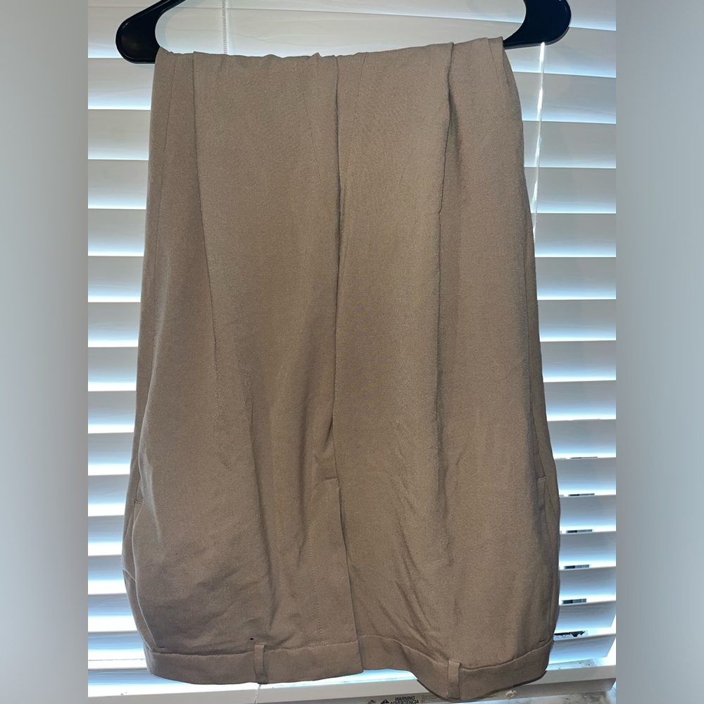Men’s khaki dress skinny pants